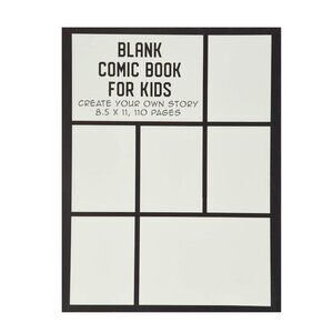 NEW Blank Comic Book for Kids Create Your Own Story, Drawing Comics and Writing
